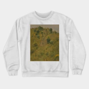 Landscape V by Frederic Edwin Church Crewneck Sweatshirt